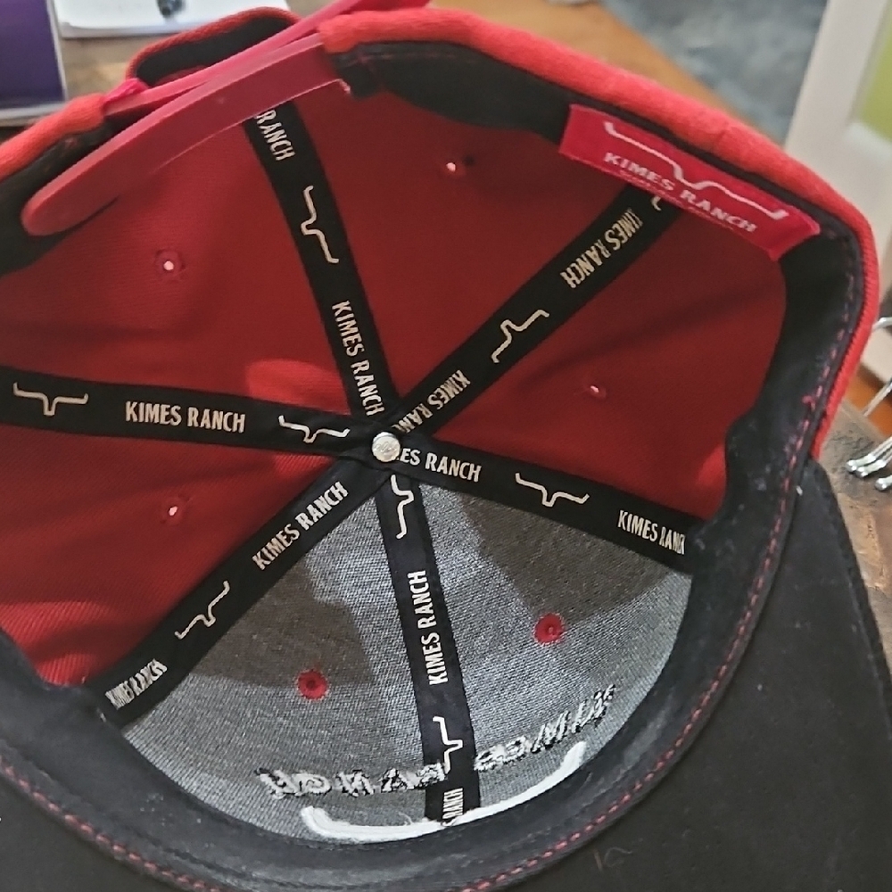 Kimes Ranch Red and Black Logo Hat - Picture 4 of 4